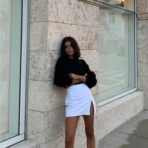 Princess Polly Lola Mini Skirt in white